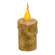 Twisted Flame Pillar - Burnt Ivory - 5"