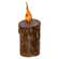 Twisted Flame Pillar - Burnt Mustard - 5"