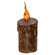 Twisted Flame Pillar - Burnt Mustard - 5" #84567