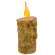 Twisted Flame Pillar - Burnt Ivory - 6" #84568