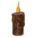 Twisted Flame Pillar - Burnt Mustard - 6" - # 84569