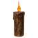 Twisted Flame Pillar - Burnt Mustard - 6.5" #84571