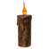 Twisted Flame Pillar - Burnt Mustard - 6.5" #84571