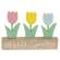 Hello Spring Pastel Tulips Wood Sitter 91134