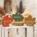 Thankful Grateful Blessed Leaf Wood Sitter, 3 Asstd. 91142;