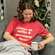 Runnin' On Coffee & Christmas Cheer, Heather Red L130XXL;