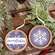 Beaded Round Snowflakes Hanger, 2 Asstd. 37182;
