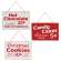 Candy Canes, Hot Chocolate or Cookies Sign Ornament, 3 Asstd. 37232