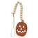 Natural Beaded Jack O Lantern Ornament #37291