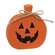 Distressed Wooden Jack O Lantern Sitter With Jute Tie