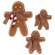 3 Set, Festive Wooden Gingerbread Sitters