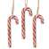 Cozy Sayings Candy Cane Ornament, 3 Asstd.