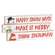 Happy Snow Days Snowman Mini Stick, 3 Asstd.