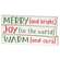 Merry (and Bright) Mini Stick, 3 Asstd.