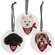 Doggy Christmas Wishes Round Ornament, 3 Asstd.