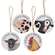 I Love Farm Animal Round Ornament, 4 Asstd.