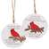 We Loved You Dearly Round Cardinal Ornament, 2 Asstd.