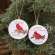 We Loved You Dearly Round Cardinal Ornament, 2 Asstd. #37426