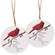 Daughter or Son Round Cardinal Ornament, 2 Asstd.