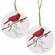 Mom or Dad Round Cardinal Ornament, 2 Asstd.