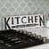 Kitchen Brings Family Together Distressed Metal Sign 65312;