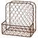 Rusty Galvanized Wire Napkin Holder