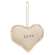 Love & Stripe Fabric Heart Ornament, 2 Asstd. 15643Love & Stripe Fabric Heart Ornament, 2 Asstd. 15643