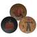 Scarecrow & Pumpkins Plate - 3 asst