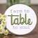 Farm to Table to Soul Round Easel Sign
