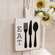 Distressed EAT Cutting Board Ornament