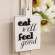 Distressed Eat Well Feel Good Cutting Board Ornament #35861