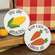 Keep Calm and Carrot On Mini Round Easel Sign, 2 Asstd.