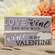 Wine is My Valentine Mini Block, 2 Asstd.