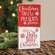 Holly Jolly Christmas Trees Square Block, 2 Asstd. 37152;