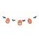 Wooden Jack O Lantern & Bat Garland #37346