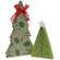2 Set, Holly and Star Chunky Tree Sitters