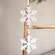 Distressed Beaded Wooden 6 Point Snowflake Hanger, 2 Asstd. 37373;