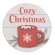 Cozy Christmas Round Easel Sign, 2 Asstd. 37449