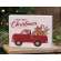 Here Comes Christmas Mice In Truck Box Sign #37466