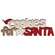 Cookies for Santa Wooden Cutout Word Sitter