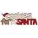 Cookies for Santa Wooden Cutout Word Sitter #37475