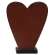 Distressed Wooden Primitive Heart on Base, 2 Asstd. #37501