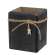 Distressed Black Wooden Twig Box with Star Charm #37512