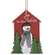 Joy to the World Snowman & Trees Wooden Ornament #37534