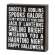Ghosts & Goblins Box Sign With Ghost & Jack Easel, 2/Set 37542