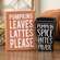 Pumpkins, Leaves Box Sign with Pumpkin Spice Chunky Sitter, 2/Set 37545