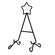 Star Plate Stand - Large;