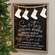 Santa's Sleigh Rides Beaded Wood Sign 65335;