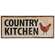 Country Kitchen Metal SIgn #65338