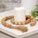 Natural Wood Bead Garland With Tassel, 3 ft;